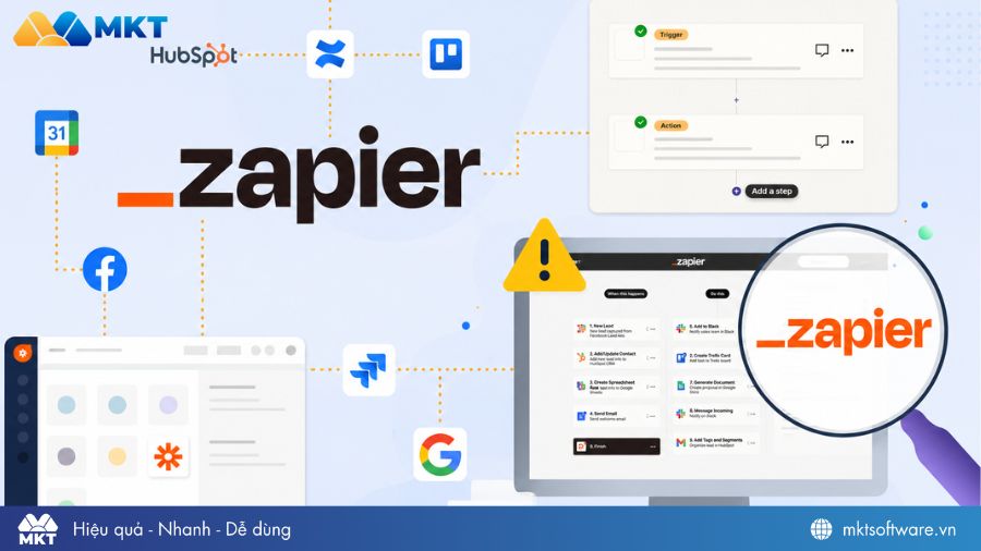 Zapier – Kết nối và tự động hóa các công cụ marketing Zapier – Kết nối và tự động hóa các công cụ marketing