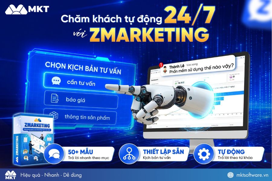 ZMarketing (Web) – Giải pháp tự động hóa Marketing Zalo ZMarketing (Web) – Giải pháp tự động hóa Marketing Zalo