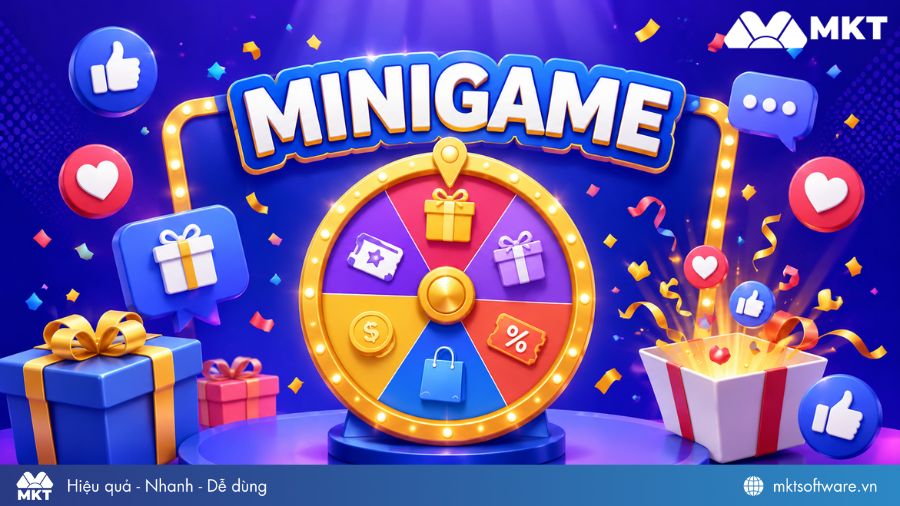 Tổ chức minigame tăng tương tác Facebook tự nhiên