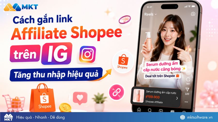Hướng dẫn cách gắn link affiliate trên Instagram kiếm tiền