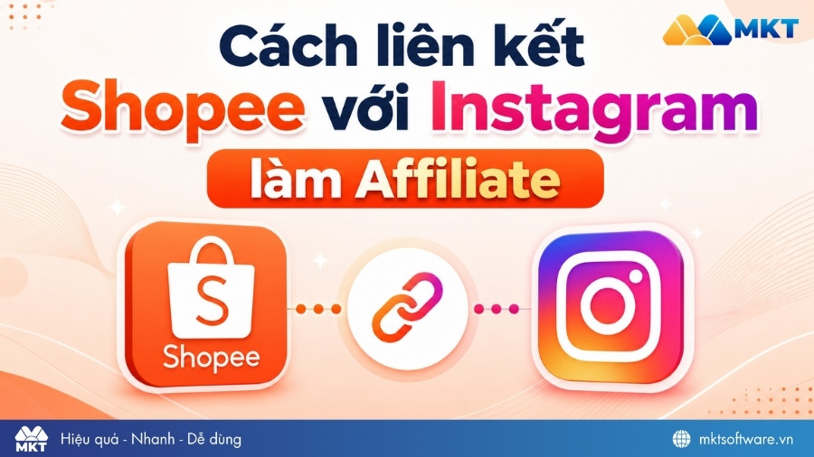 Cách liên kết Shopee với Instagram làm affiliate kiếm hoa hồng