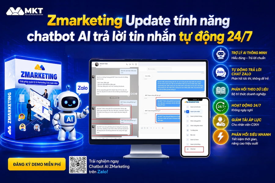 ZMarkting - Phần mềm marketing Zalo toàn diện