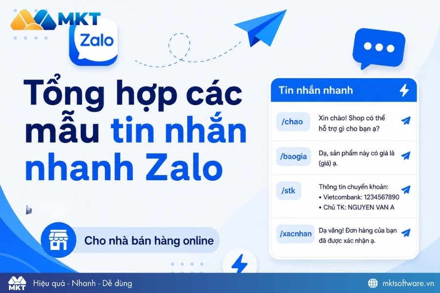 Các mẫu tin nhắn nhanh Zalo hay