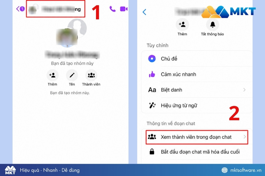 Vào nhóm Messenger muốn giải tán