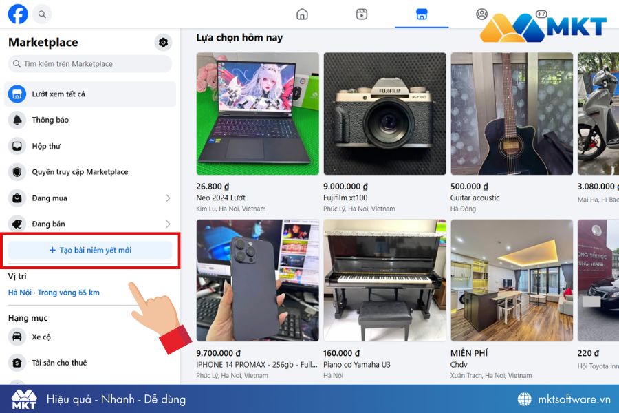 Tạo bài niêm yết trên Marketplace Tạo bài niêm yết trên Marketplace