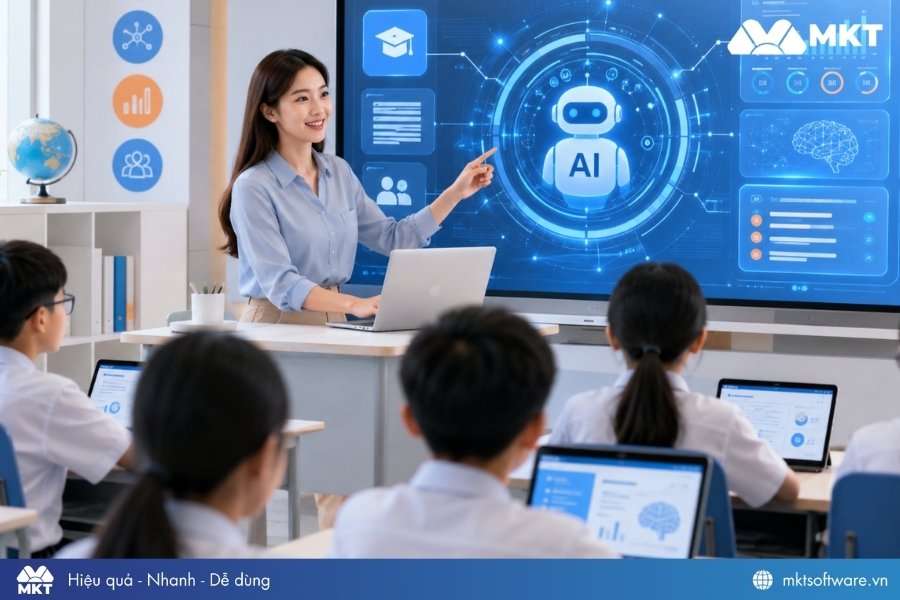 Giáo viên ứng dụng AI để giảng dạy hiệu quả hơn