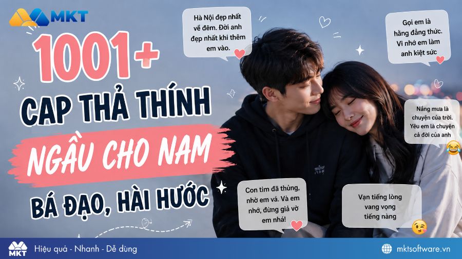 Tổng hợp 1001+ cap thả thính ngầu cho nam cực hay Tổng hợp 1001+ cap thả thính ngầu cho nam cực hay
