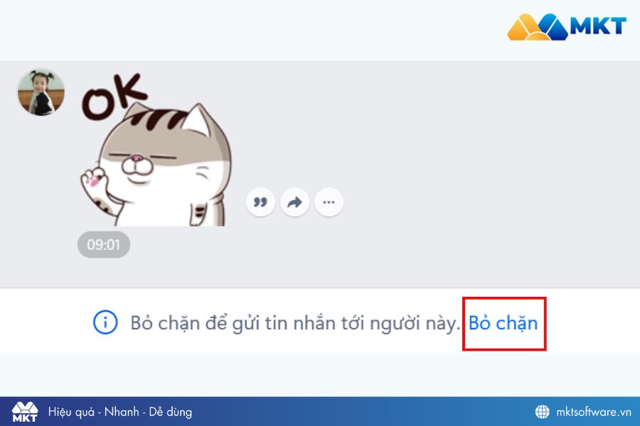 Cách bỏ chặn Zalo 