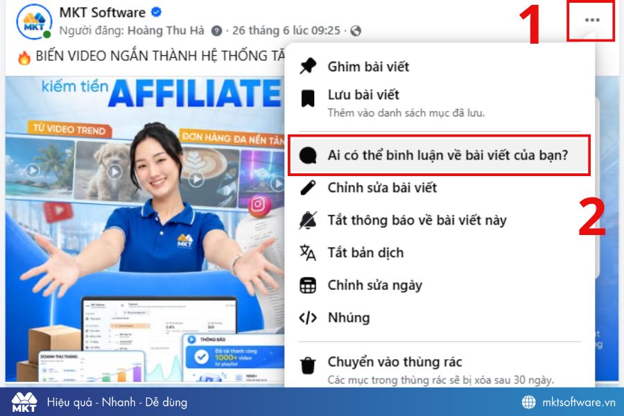 Giới hạn bình luận trên Fanpage Facebook