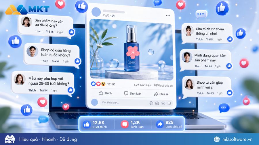 Tăng tương tác các bài đăng bán hàng bằng cách seeding comment Facebook