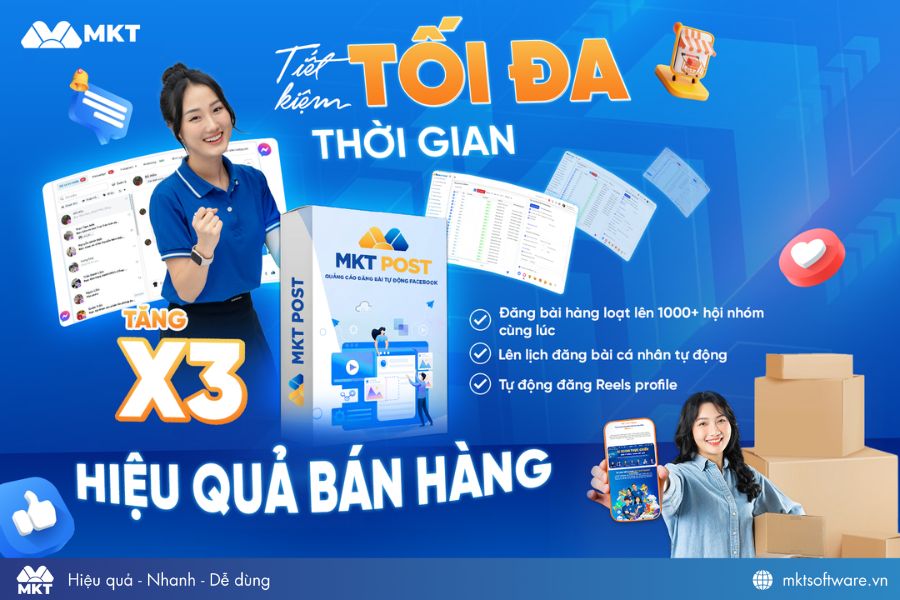 Phần mềm đăng bài Facebook tự động - MKT Post
