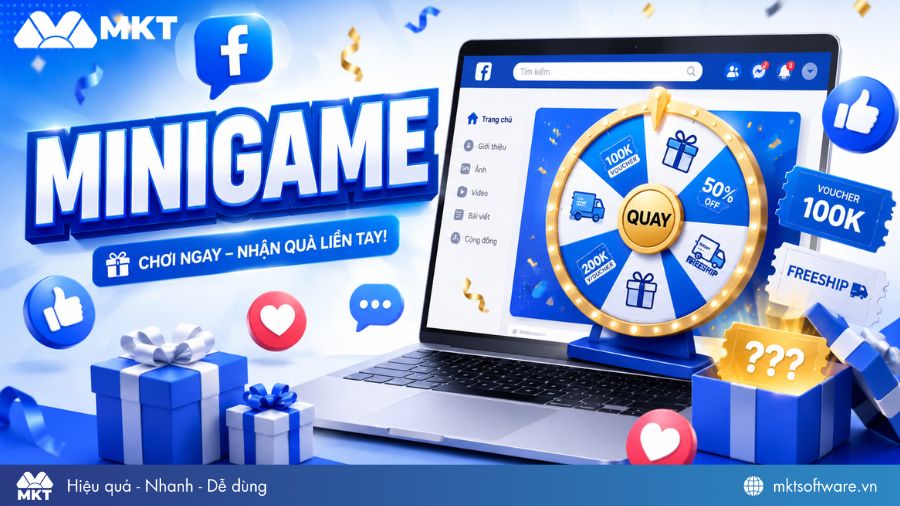 Tạo minigame tăng tương tác tự nhiên, khai thác khách cũ
