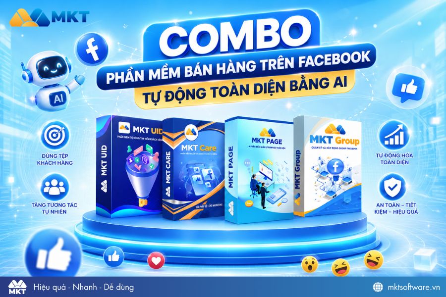 Bộ công cụ hỗ trợ bán hàng trên Facebook tự động, không phụ thuộc Ads