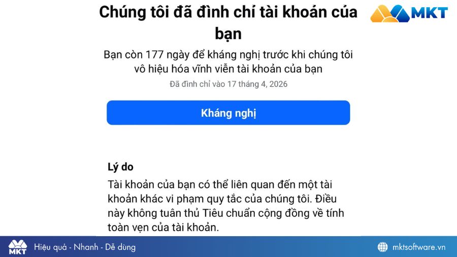 Facebook bị đình chỉ 180 ngày vì vi phạm tiêu chuẩn cộng đồng Facebook Facebook bị đình chỉ 180 ngày vì vi phạm tiêu chuẩn cộng đồng Facebook