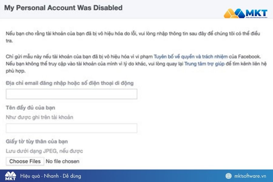 Cách kháng nghị Facebook bị vô hiệu hóa 2026