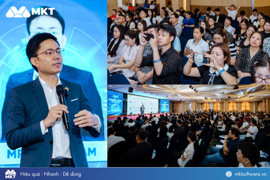 Phiên chia sẻ của Founder MKT Software thu hút sự quan tâm của đông đảo khách mời Phiên chia sẻ của Founder MKT Software thu hút sự quan tâm của đông đảo khách mời
