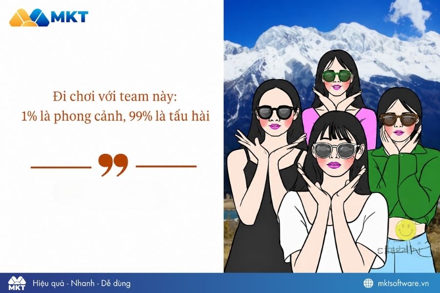Tus đăng ảnh đi chơi hài hước