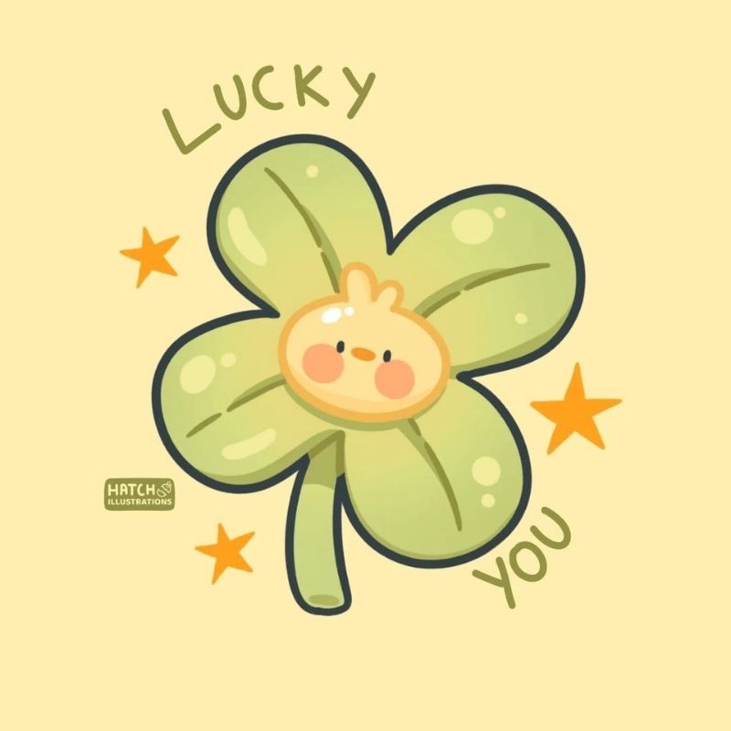 Avatar cỏ 4 lá Lucky You đáng yêu Avatar cỏ 4 lá Lucky You đáng yêu