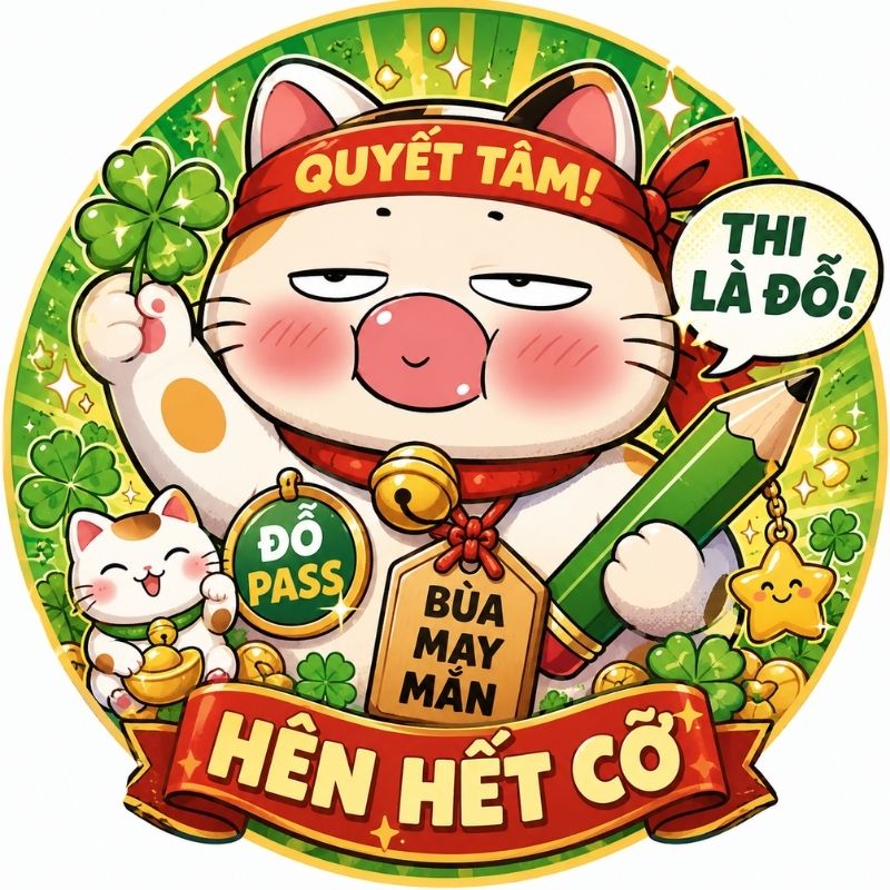 Avatar mèo quyết tâm thi đỗ, hên hết cỡ Avatar mèo quyết tâm thi đỗ, hên hết cỡ