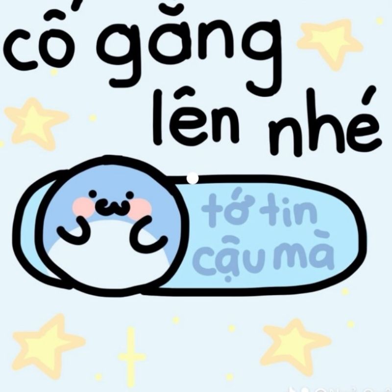 Avatar bé xanh cổ vũ cố gắng lên nhé Avatar bé xanh cổ vũ cố gắng lên nhé