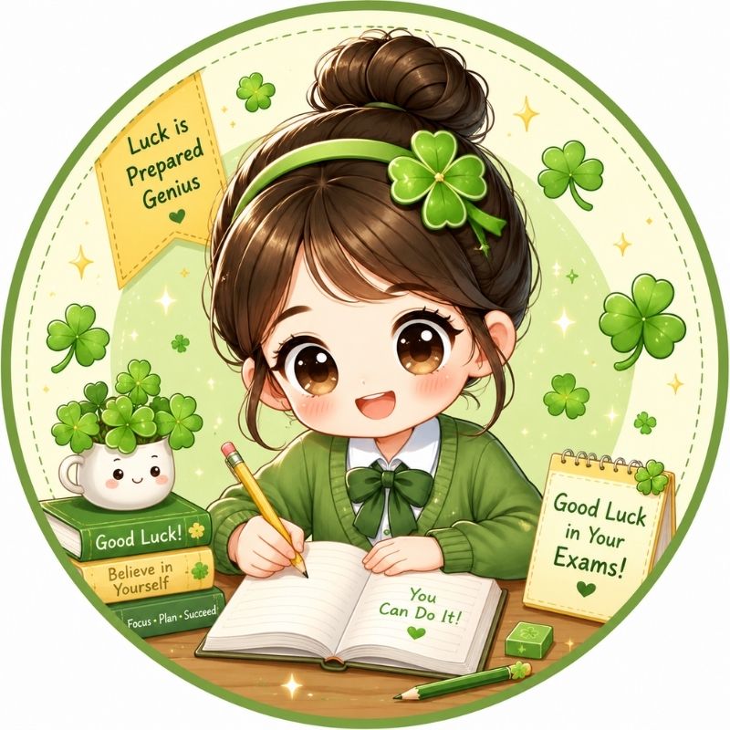 Avatar cô bé anime học bài cùng cỏ 4 lá Avatar cô bé anime học bài cùng cỏ 4 lá