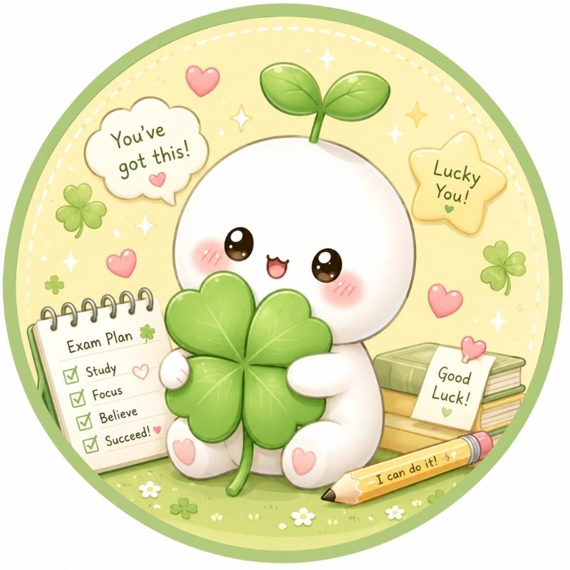 Avatar mầm cây cute ôm cỏ 4 lá Avatar mầm cây cute ôm cỏ 4 lá