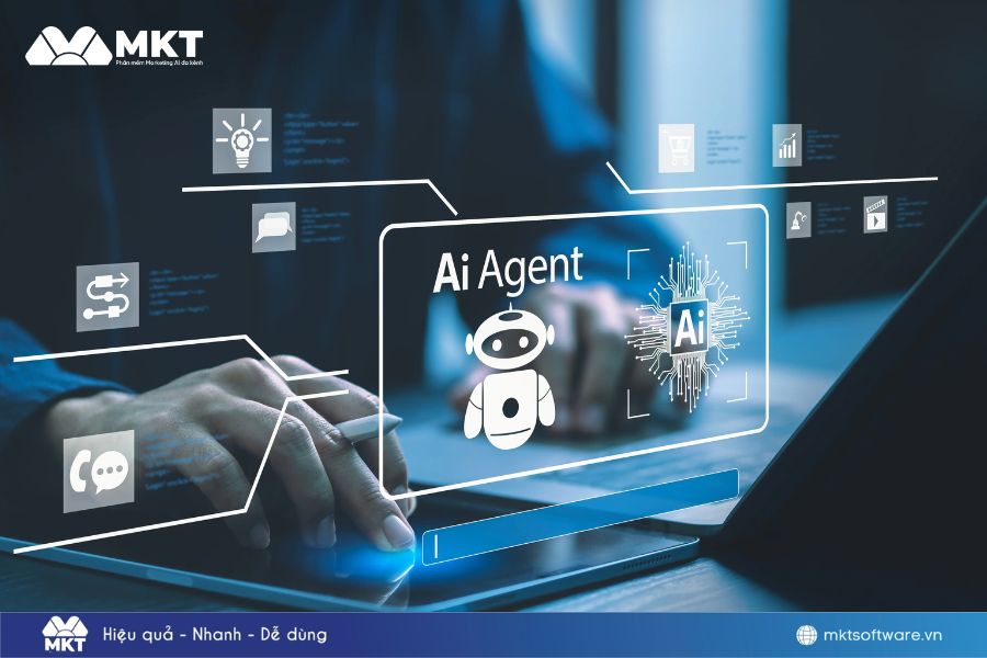 AI Agent là hệ thống trả lời câu hỏi tự động, lập kế hoạch và thực hiện các chuỗi hành động phức tạp
