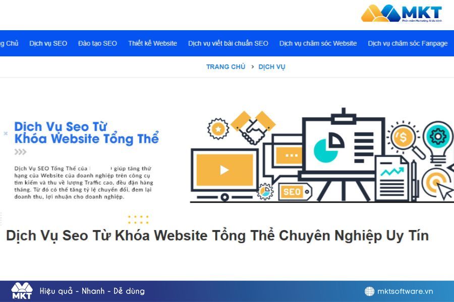 Minh hoạ về cấu trúc Website chuẩn SEO