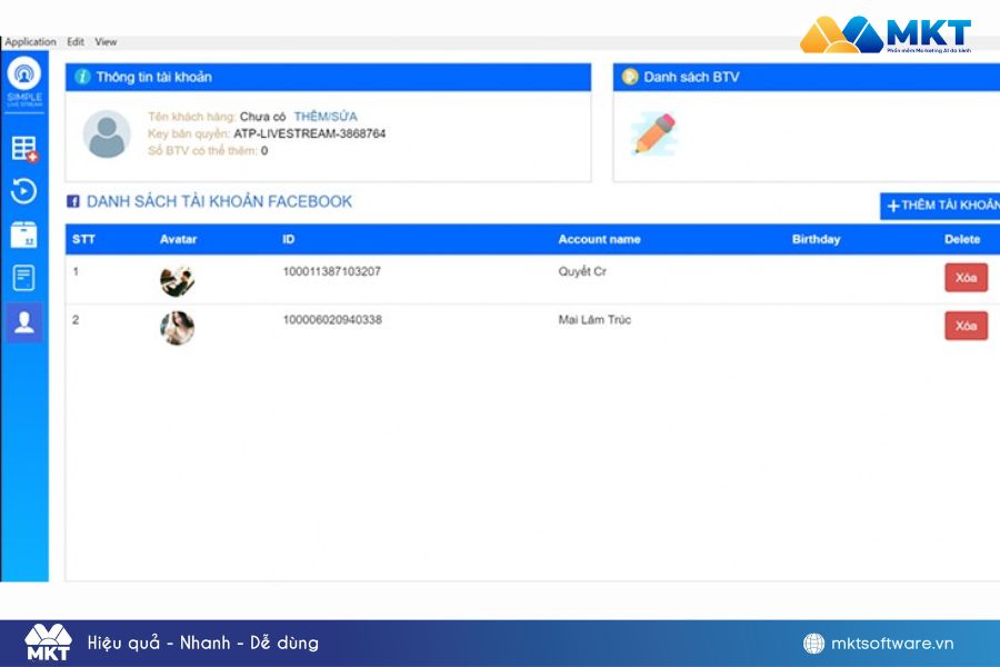 Simple Livestream – Tool live FB chuyên nghiệp