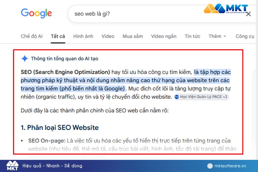 AI Overview ảnh hưởng đến cách người dùng tìm kiếm