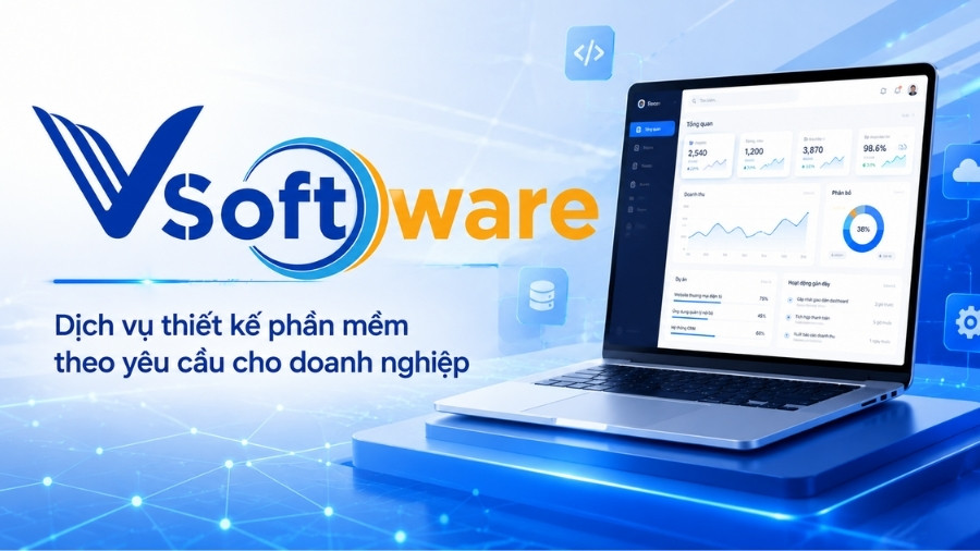 VSoftware - Dịch vụ thiết kế phần mềm theo yêu cầu