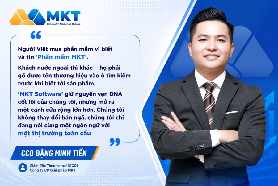 Đặng Minh Tiến, Giám đốc Thương mại (CCO) Công ty CP Giải pháp MKT chia sẻ