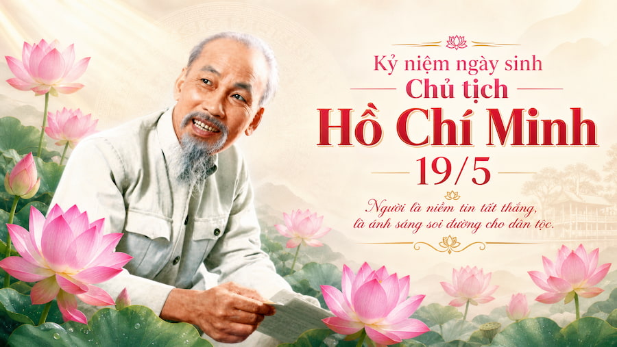 Hình ảnh Bác Hồ với hoa sen