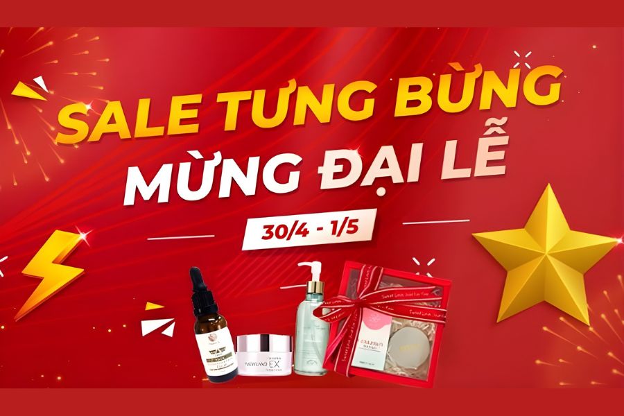 Thiết kế banner giảm giá ấn tượng