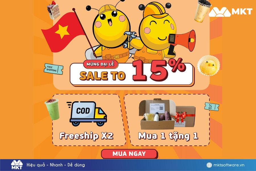 Mẫu content khuyến mãi đồ uống nhân dịp 30/4