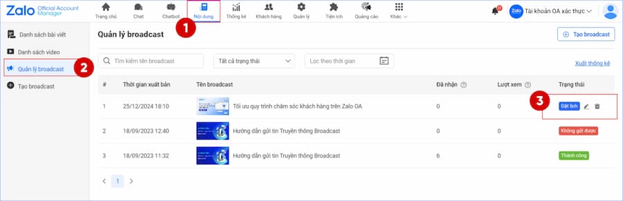 Đặt lịch hẹn giờ gửi tin nhắn Zalo