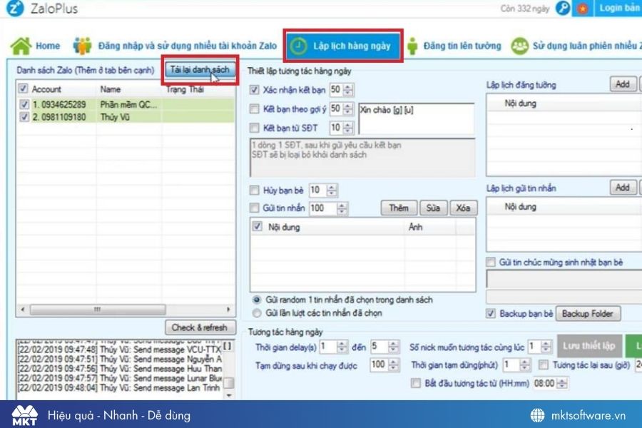 Cài đặt hẹn giờ gửi tin nhắn Zalo