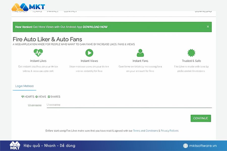 Fire Liker – Tool auto cày view TikTok được người dùng ưa thích