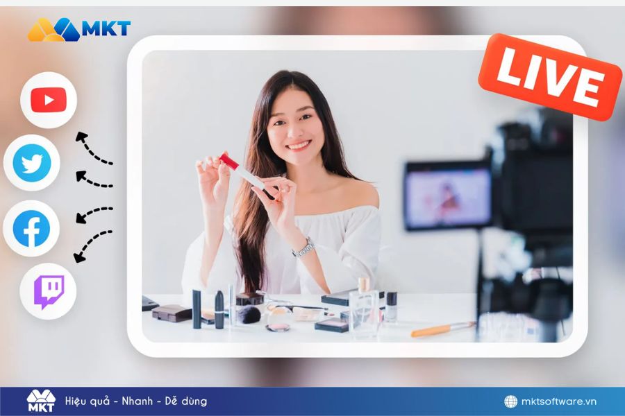 Tận dụng trend và livestream theo các chủ đề đang hot