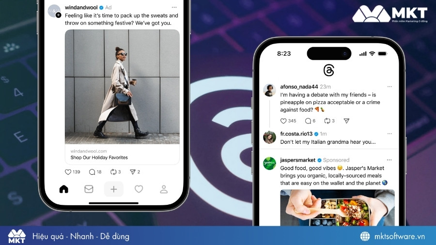 Quảng cáo trên Threads