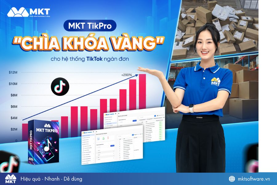 Tool seeding TikTok tích hợp AI - MKT Tikpro