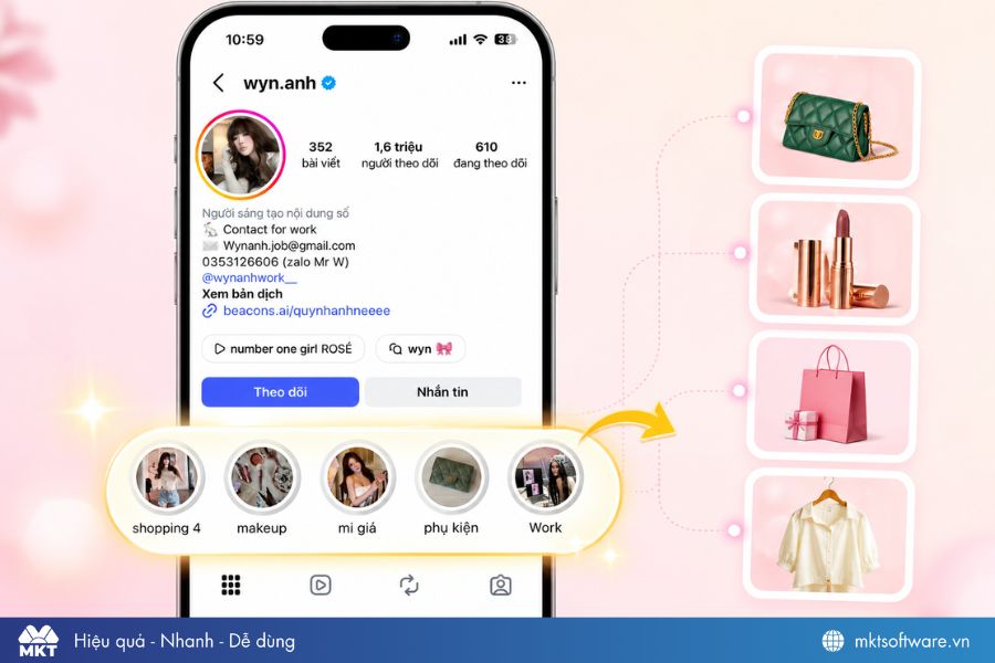 Gắn link affiliate lên Story Gắn link affiliate lên Story