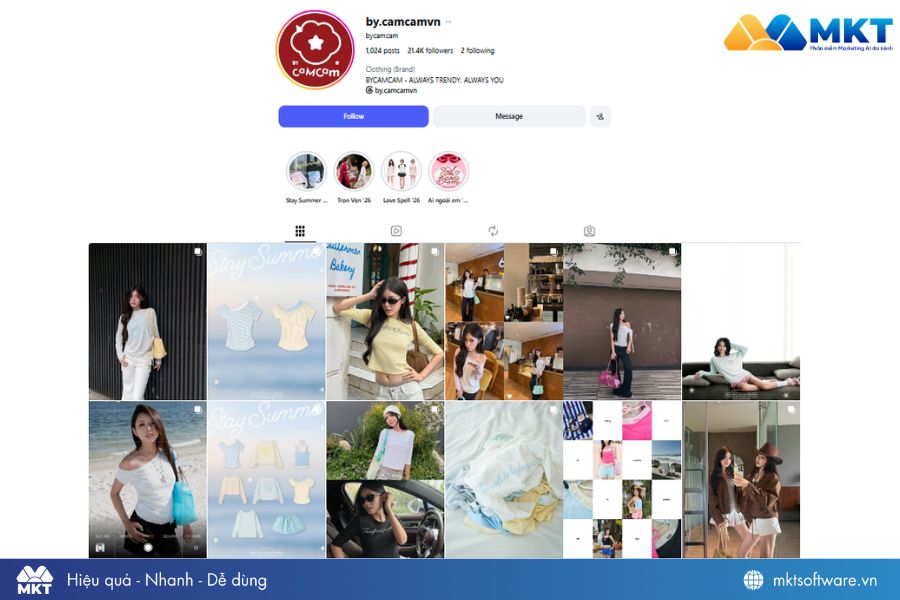 Bán hàng trực tiếp trên Instagram