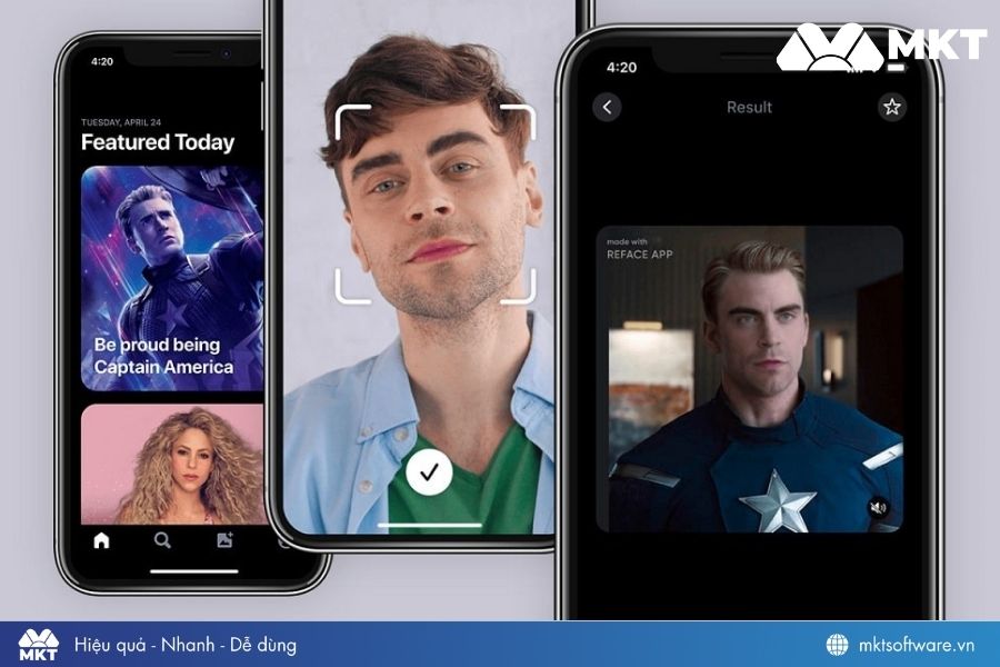 App ghép mặt vào video viral Reface