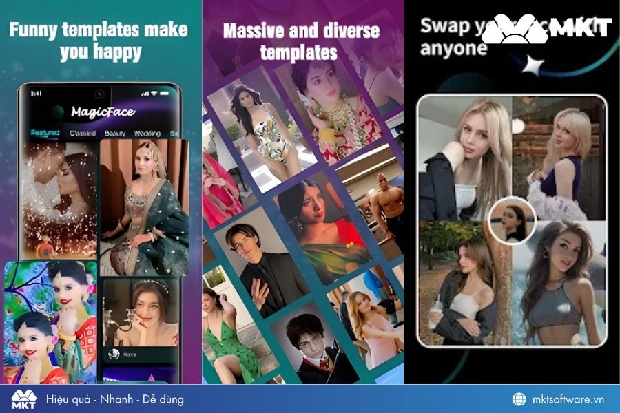 App ghép mặt vào video FaceMagic