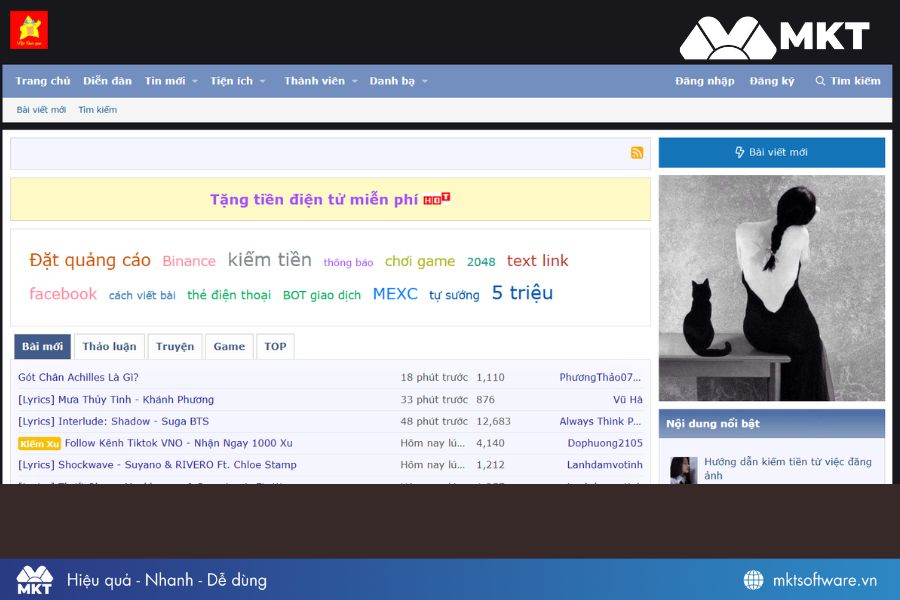 Dembuon.vn - forum dành cho người yêu viết lách, sáng tác truyện, review