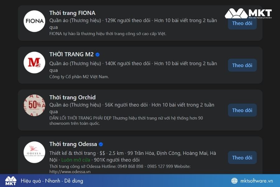 Công thức 1: Ngành hàng + tên thương hiệu Công thức 1: Ngành hàng + tên thương hiệu