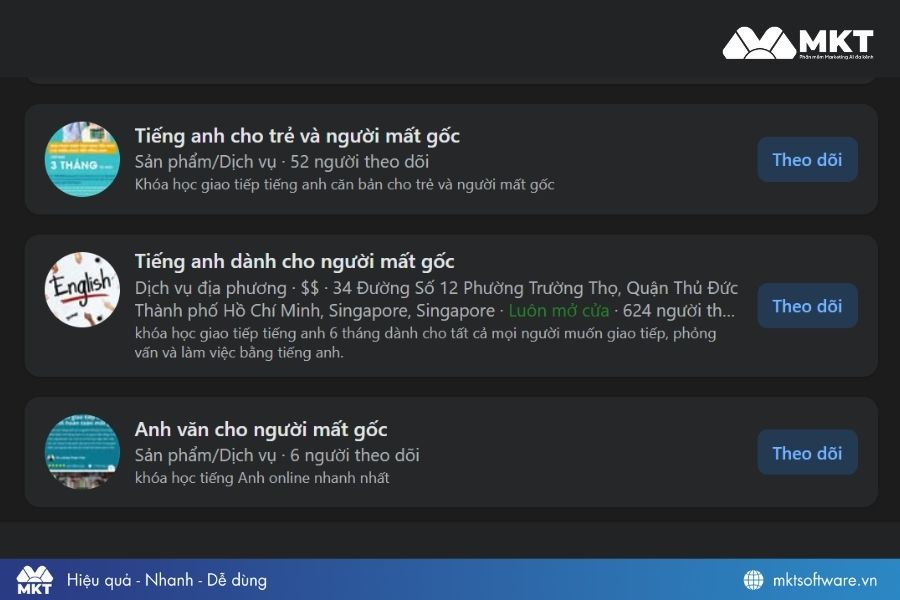 Công thức 5: Dịch vụ + đối tượng khách hàng Công thức 5: Dịch vụ + đối tượng khách hàng