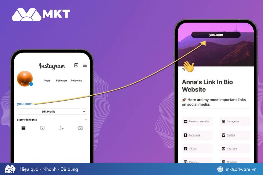 Tìm Facebook bằng Instagram 