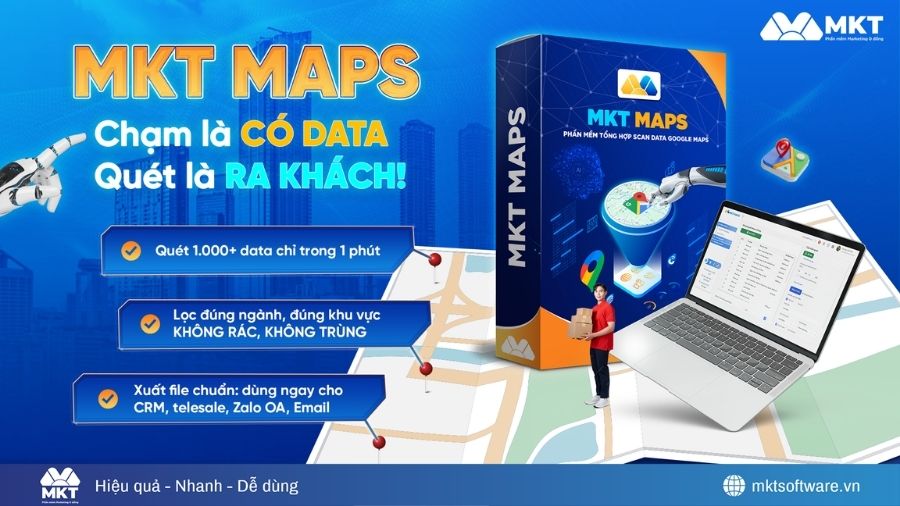 Quét khách hàng với MKT Maps